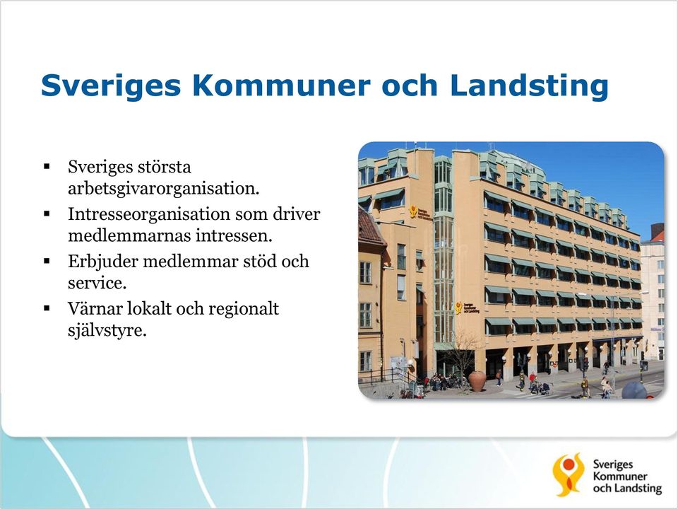 Intresseorganisation som driver medlemmarnas