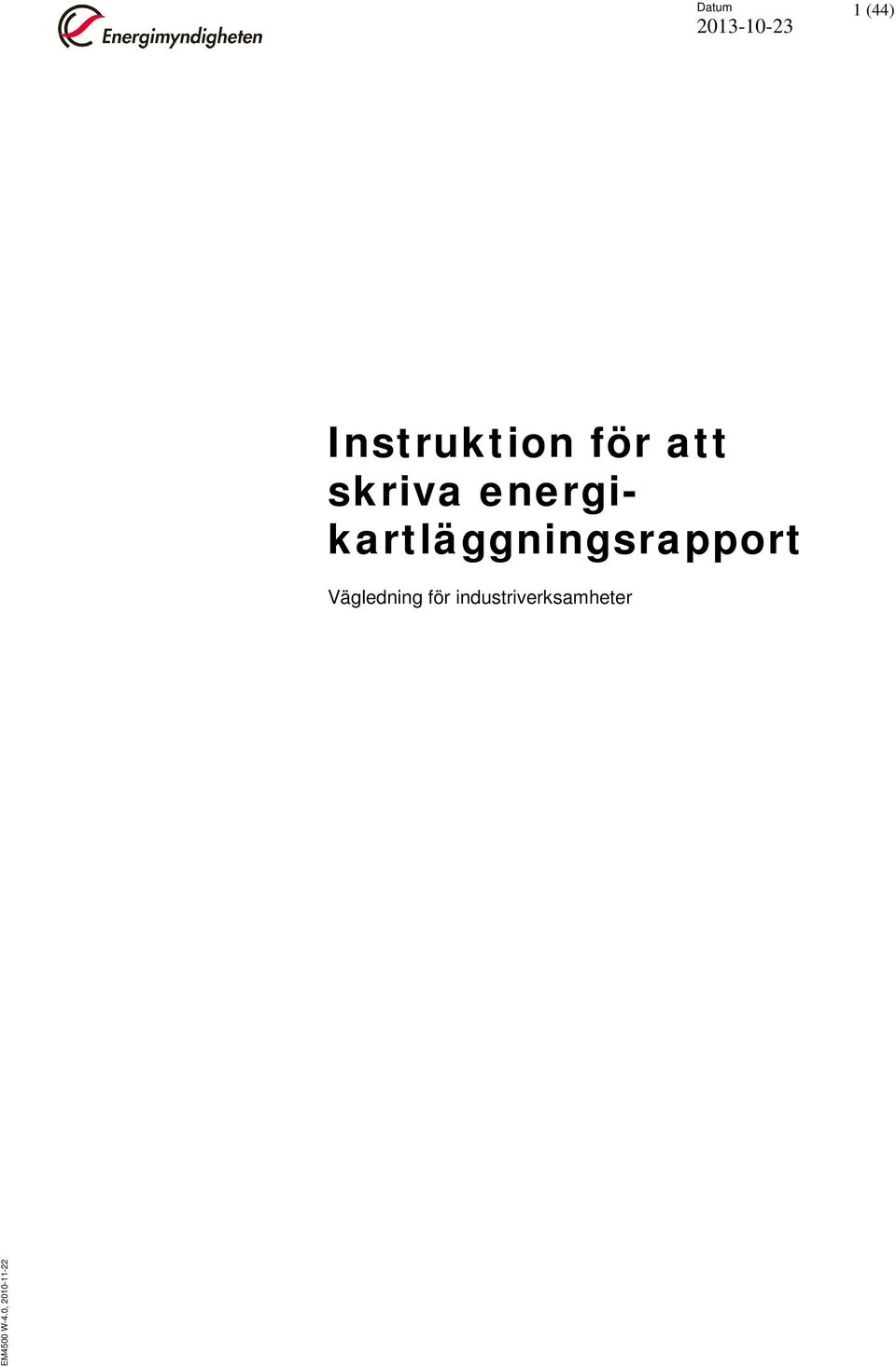 energikartläggningsrapport