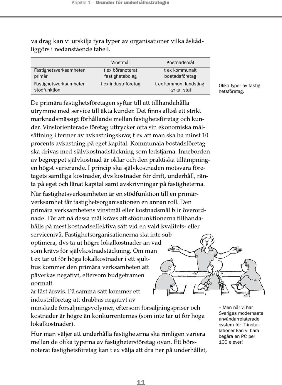 kyrka, stat De primära fastighetsföretagen syftar till att tillhandahålla utrymme med service till äkta kunder.