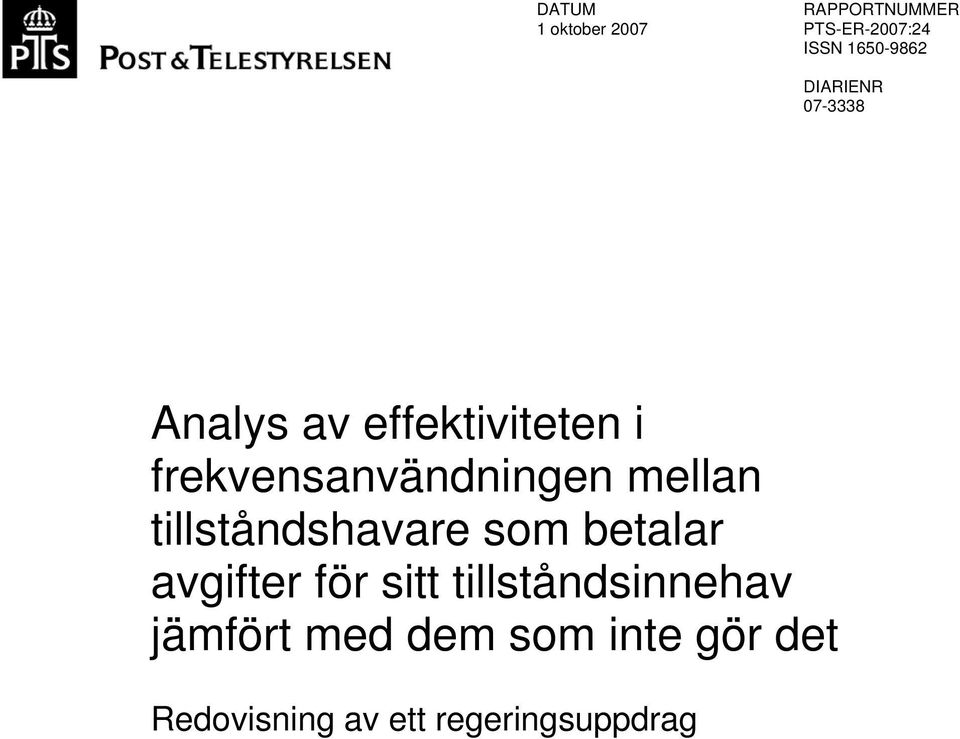 mellan tillståndshavare som betalar avgifter för sitt