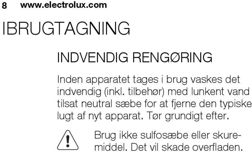 det indvendig (inkl.