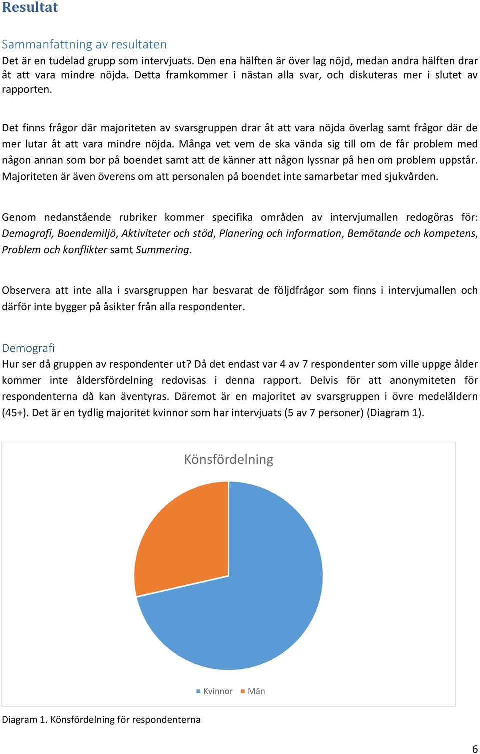 Det finns frågor där majoriteten av svarsgruppen drar åt att vara nöjda överlag samt frågor där de mer lutar åt att vara mindre nöjda.