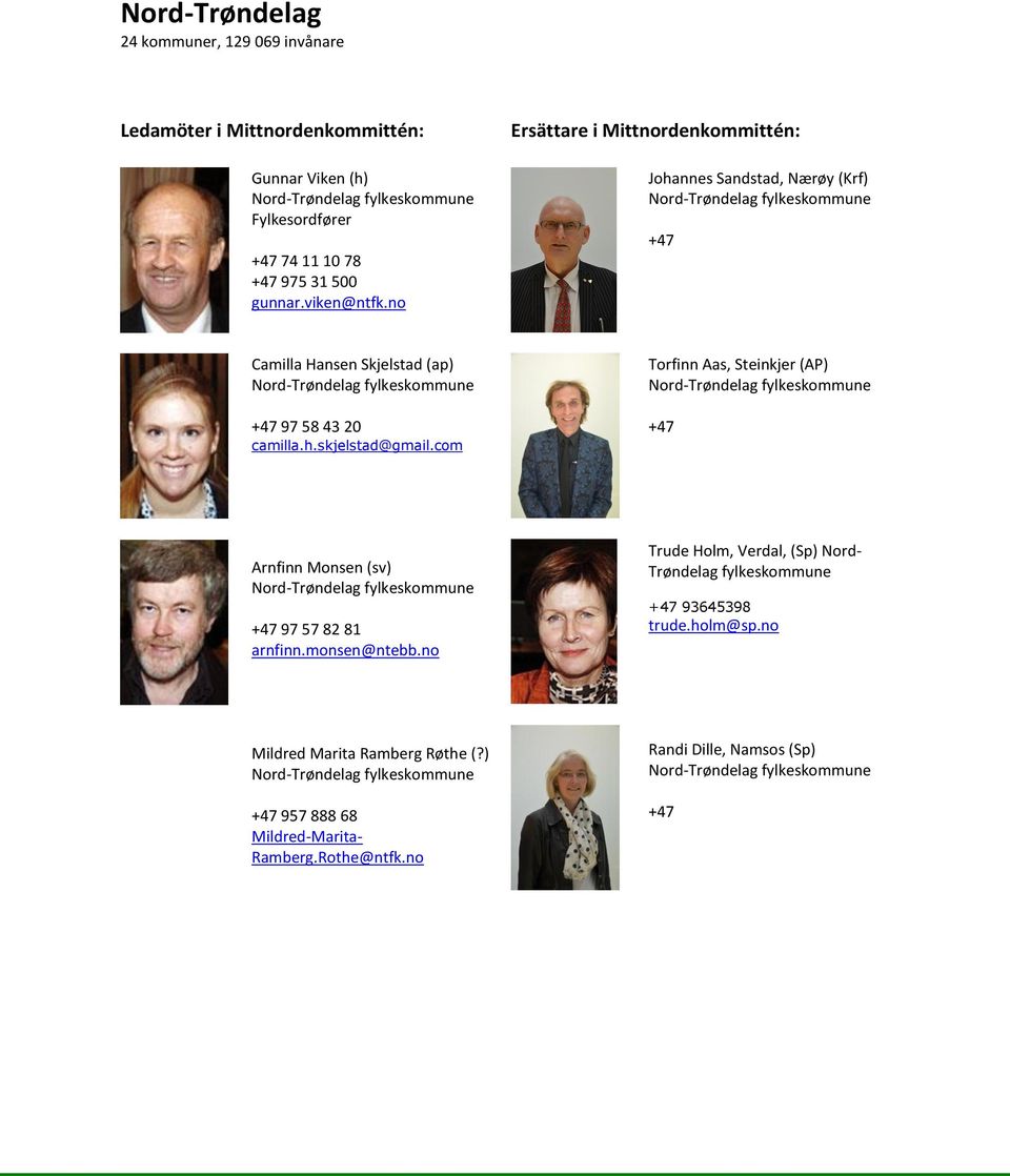 com Torfinn Aas, Steinkjer (AP) +47 Arnfinn Monsen (sv) +47 97 57 82 81 arnfinn.monsen@ntebb.