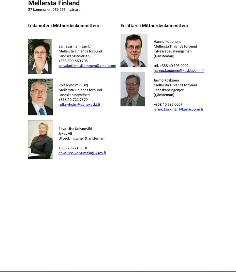 nyholm@aanekoski.fi Hannu Koponen, Intressebevakningsman (tjänsteman) tel. +358 40 595 0009, hannu.koponen@keskisuomi.