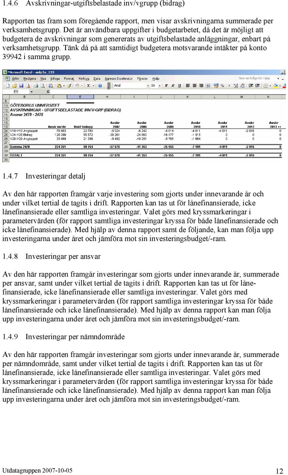 Tänk då på att samtidigt budgetera motsvarande intäkter på konto 39942