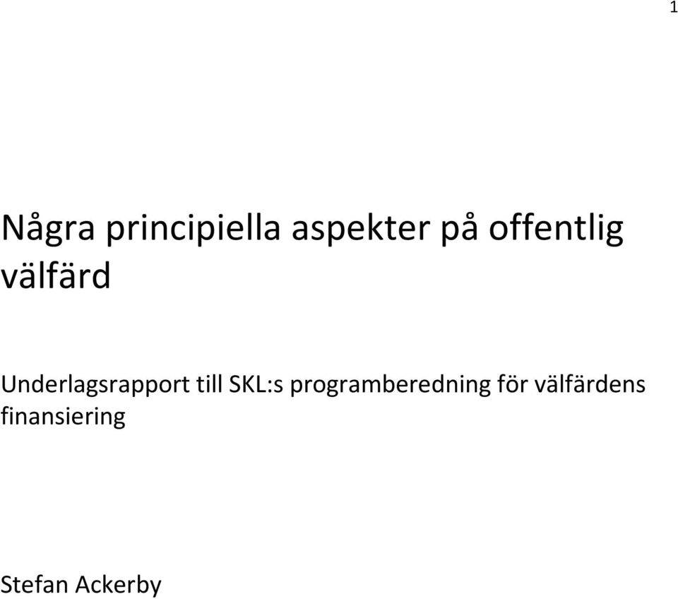 till SKL:s programberedning för