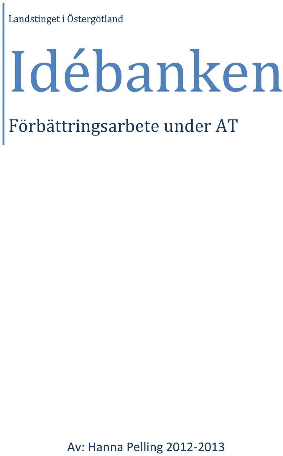 Förbättringsarbete