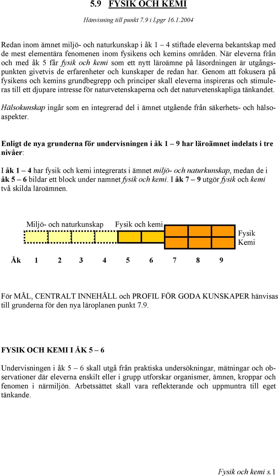 När eleverna från och med åk 5 får fysik och kemi som ett nytt läroämne på läsordningen är utgångspunkten givetvis de erfarenheter och kunskaper de redan har.