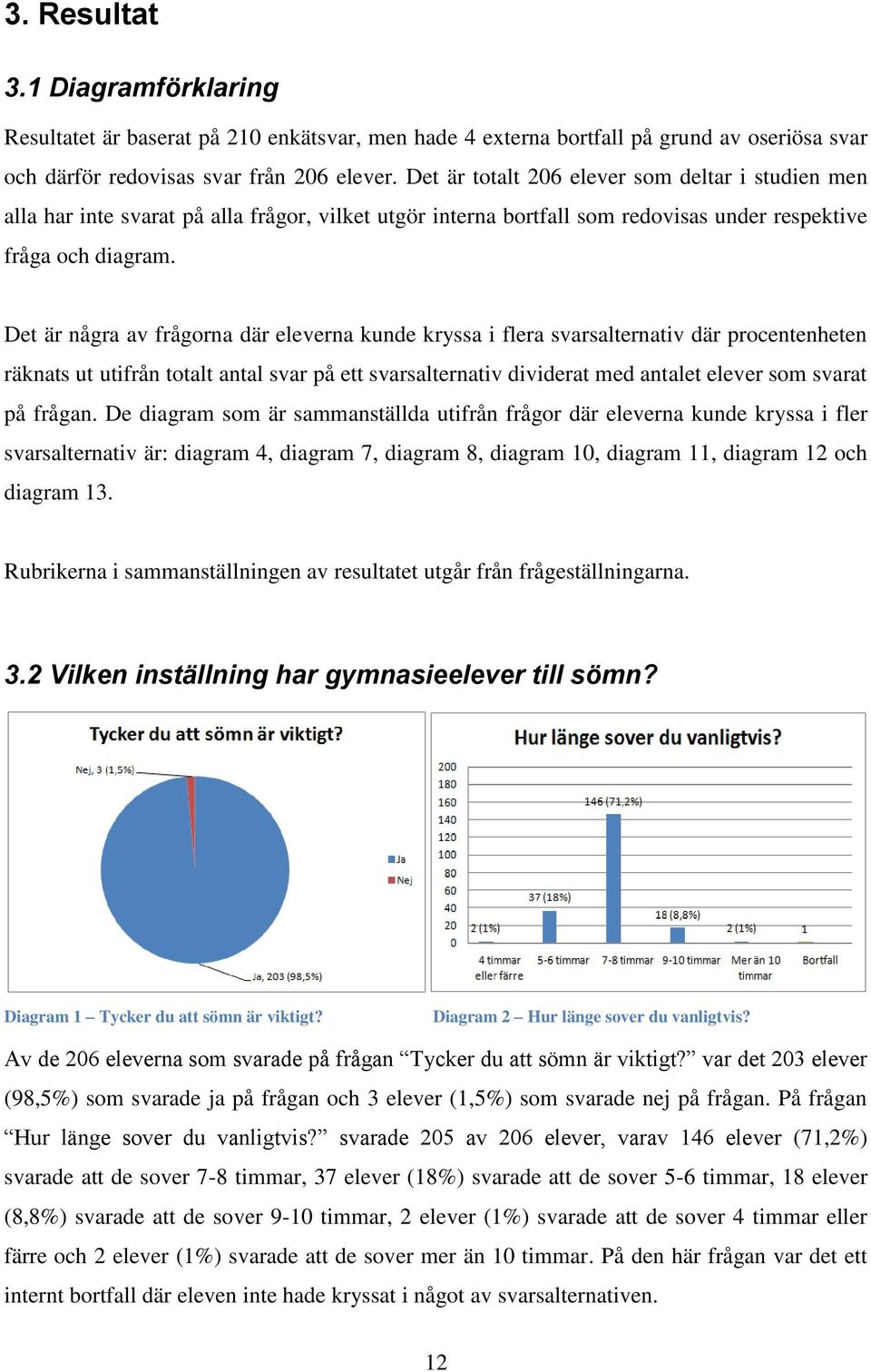 Det är några av frågorna där eleverna kunde kryssa i flera svarsalternativ där procentenheten räknats ut utifrån totalt antal svar på ett svarsalternativ dividerat med antalet elever som svarat på