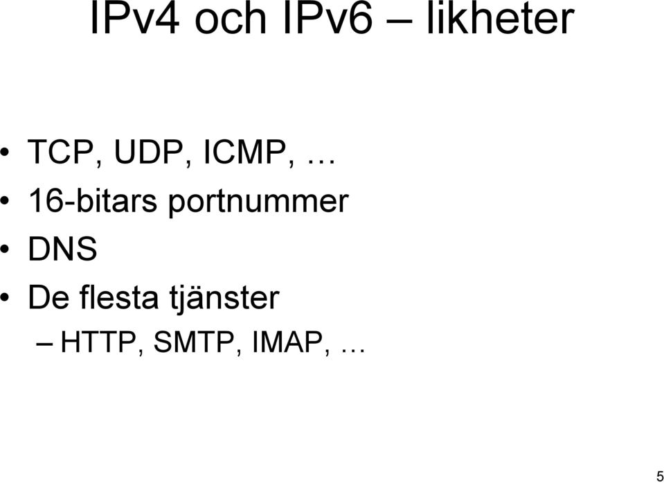 portnummer DNS De flesta