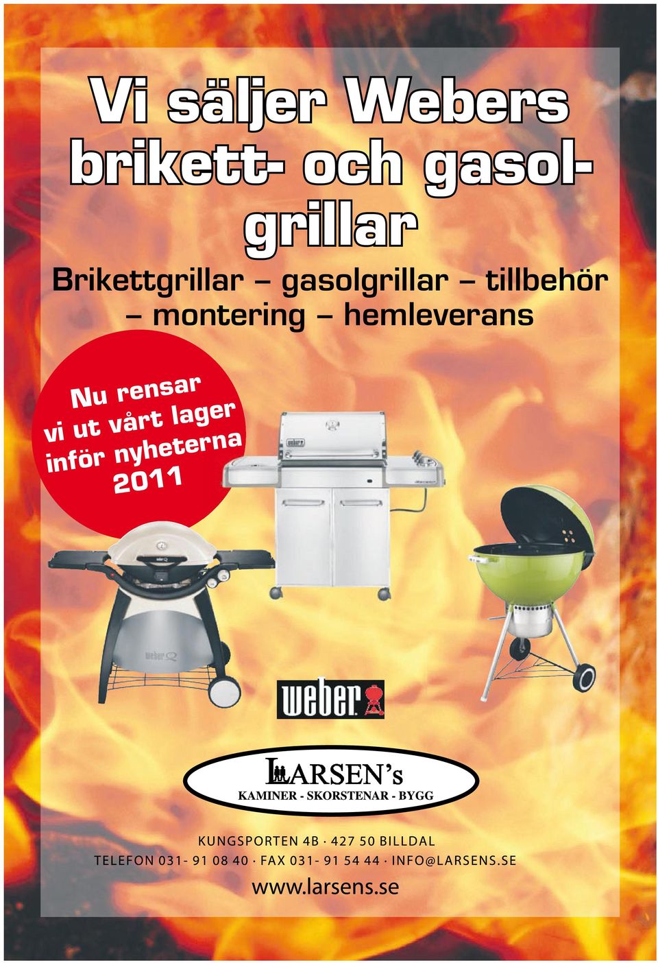 gasolgrillar tillbehör montering