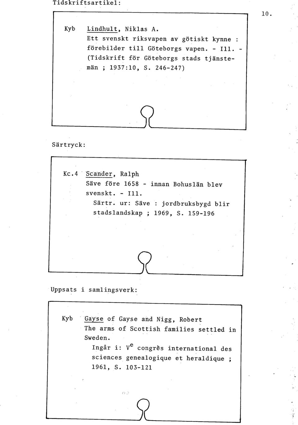 4 Scander, Ralph Säve före 1658 - innan Bohuslän blev svenskt. - 111. Sartr. ur: Säve : jordbruksbygd blir stadslandskap ; 1969, S.