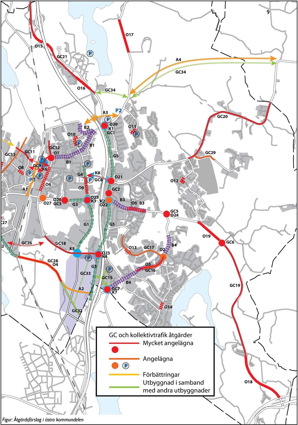 GC33 A2 O23 K4 GC15 GC7 K7 B4 O13 GC17 O3 GC16 O2 B4 O19 GC6 GC19 GC32 O14 GC och kollektivtrafik åtgärder Mycket