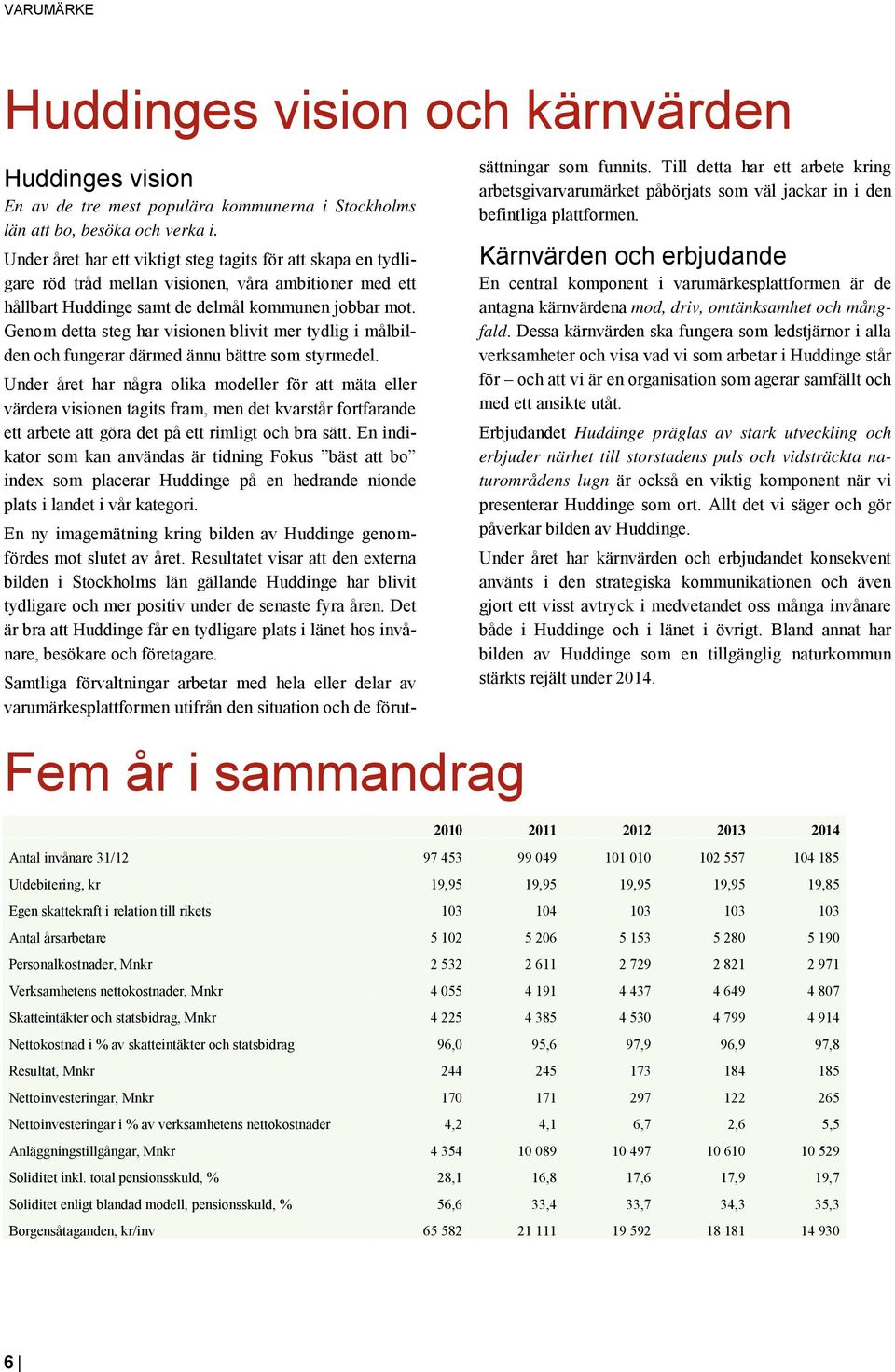 Genom detta steg har visionen blivit mer tydlig i målbilden och fungerar därmed ännu bättre som styrmedel.