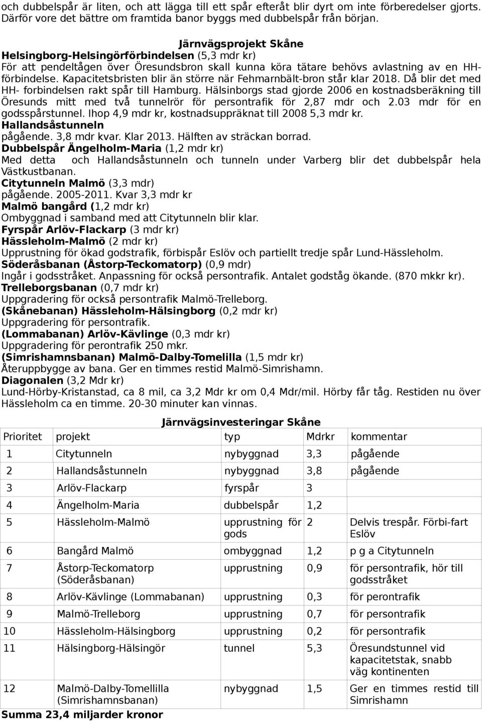 Kapacitetsbristen blir än större när Fehmarnbält-bron står klar 2018. Då blir det med HH- forbindelsen rakt spår till Hamburg.