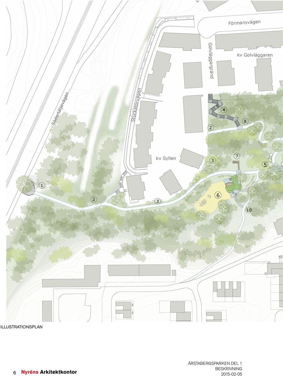 10 Ny ILLUSTRATIONSPLAN ÅRSTABERGSPARKEN d 6