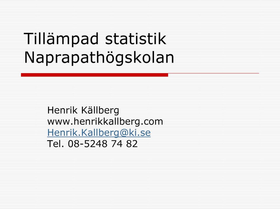 Källberg www.henrikkallberg.