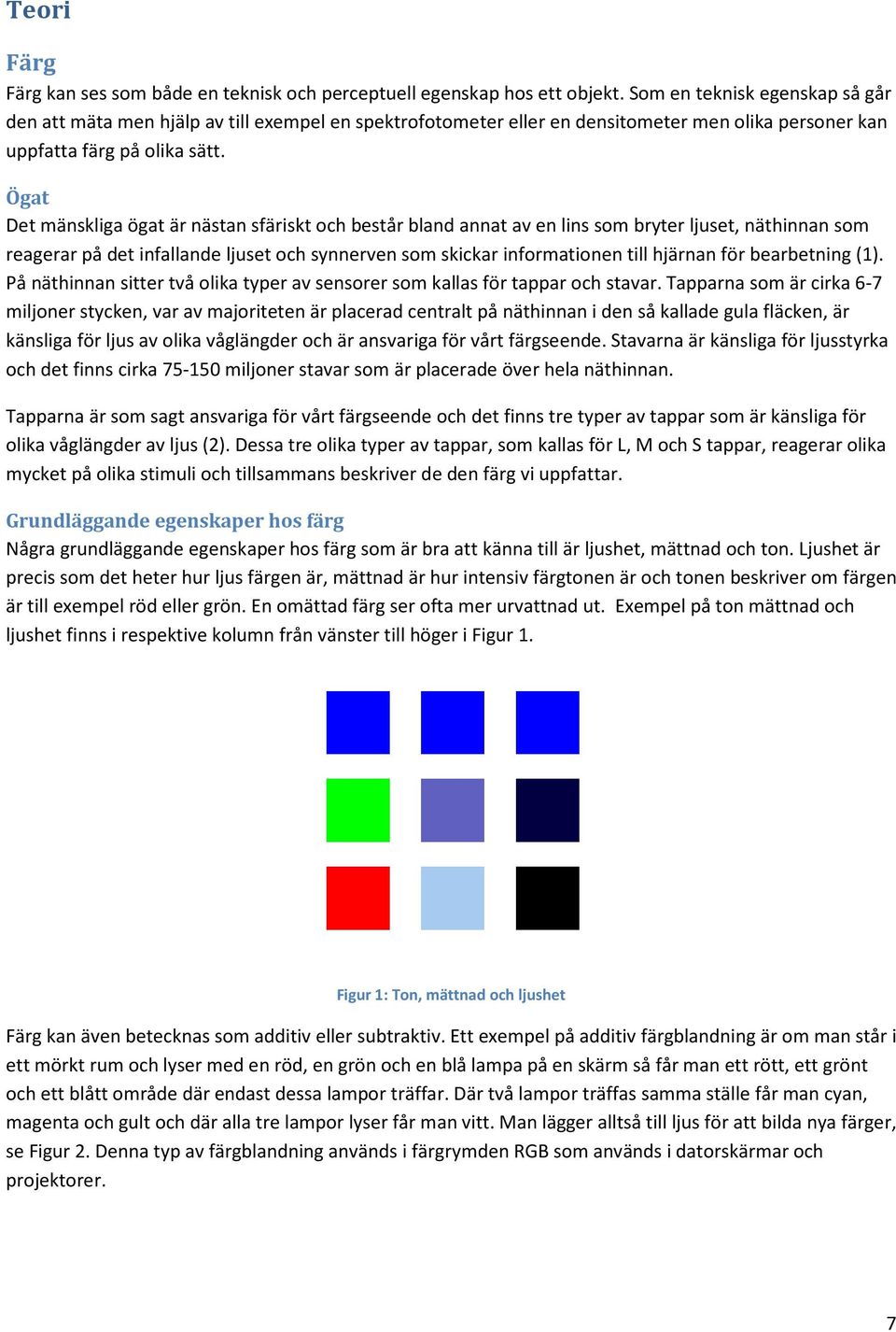 Ögat Det mänskliga ögat är nästan sfäriskt och består bland annat av en lins som bryter ljuset, näthinnan som reagerar på det infallande ljuset och synnerven som skickar informationen till hjärnan