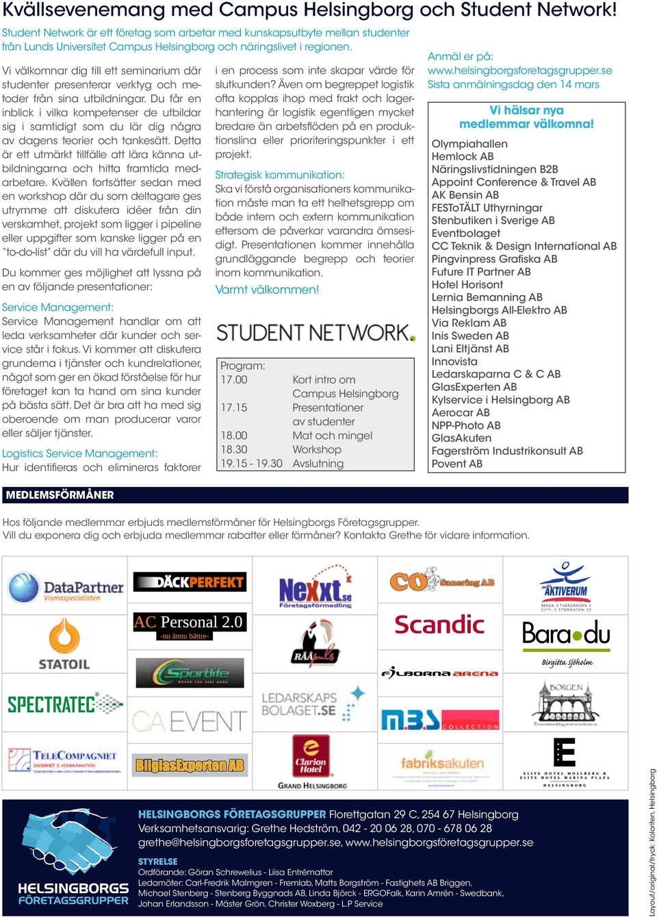 Vi välkomnar dig till ett seminarium där studenter presenterar verktyg och metoder från sina utbildningar.