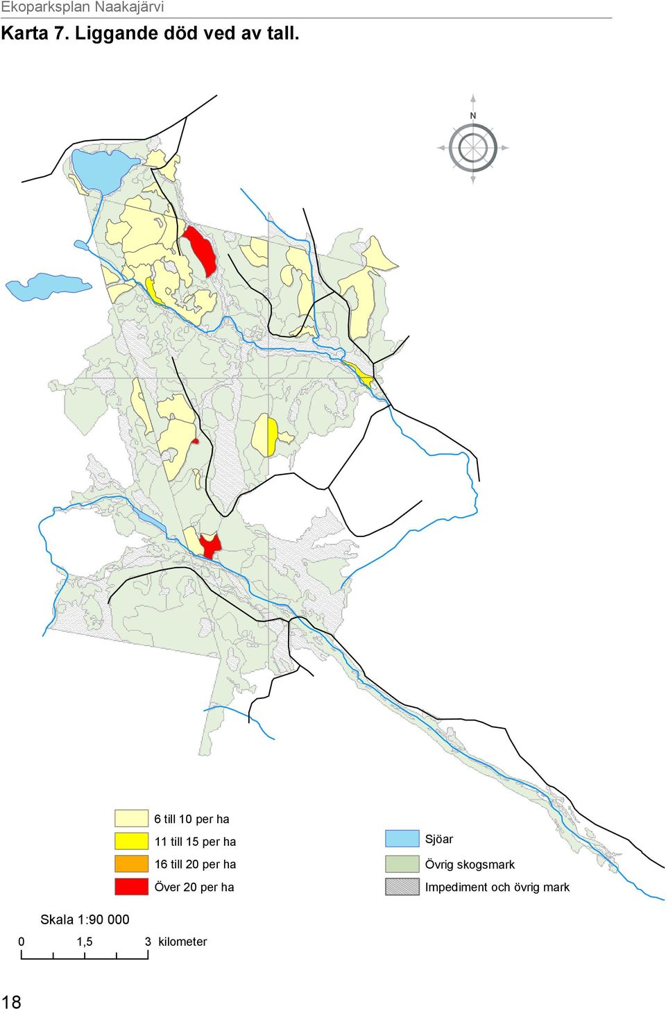 till 10 per ha 11 till 15 per ha 16 till 20 per ha Över 20