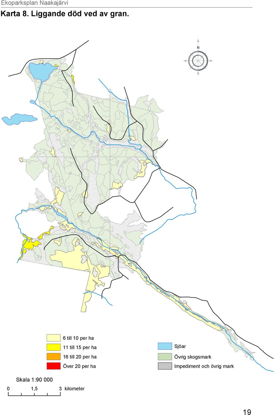 till 10 per ha 11 till 15 per ha 16 till 20 per ha Över 20