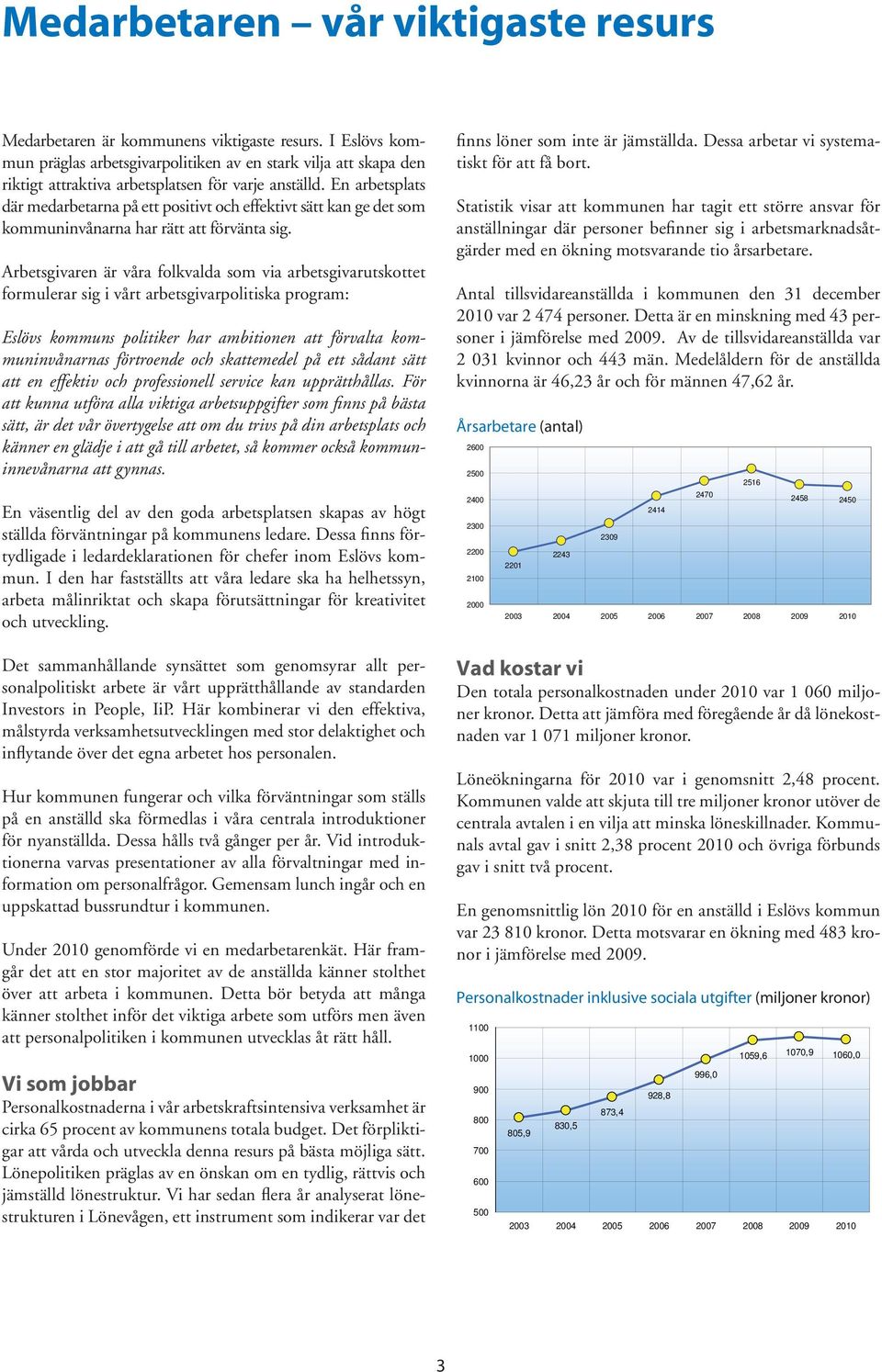 En arbetsplats där medarbetarna på ett positivt och effektivt sätt kan ge det som kommuninvånarna har rätt att förvänta sig.