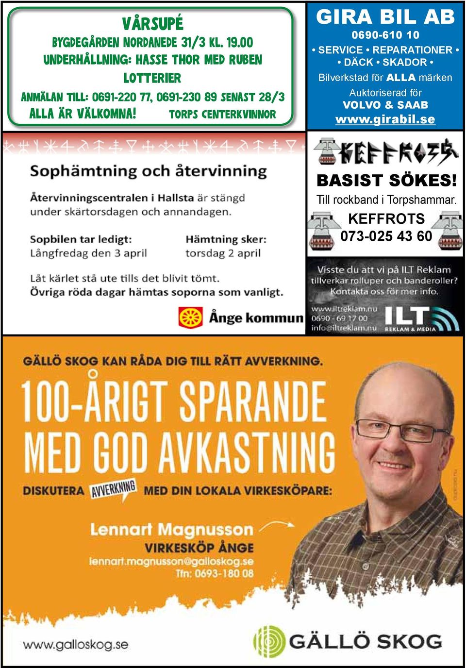 senast 28/3 Alla är välkomna!