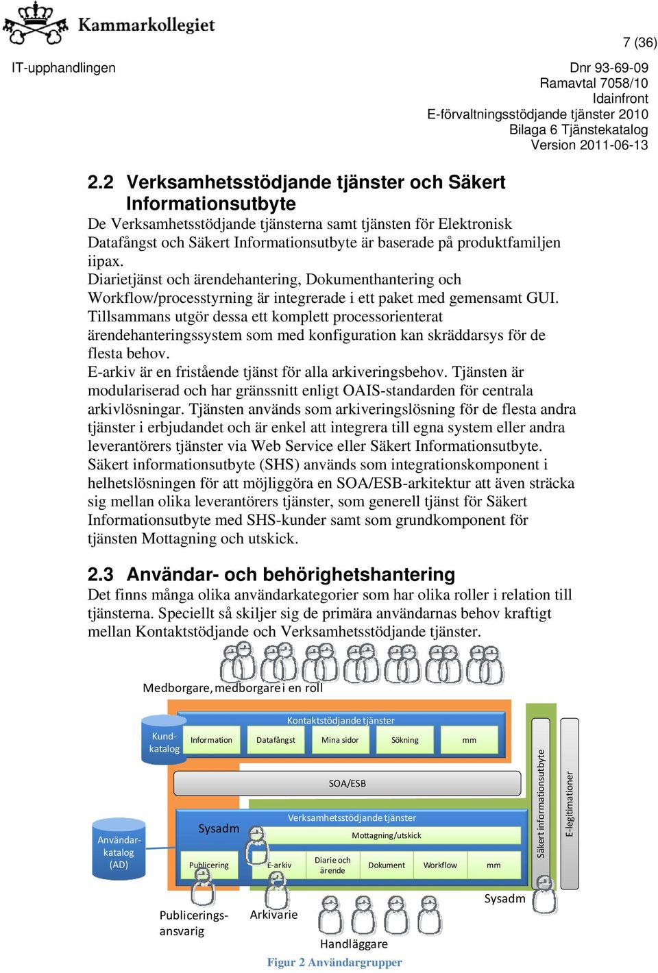 Tillsammans utgör dessa ett komplett processorienterat ärendehanteringssystem som med konfiguration kan skräddarsys för de flesta behov. E-arkiv är en fristående tjänst för alla arkiveringsbehov.