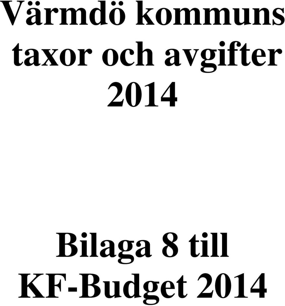 avgifter 2014