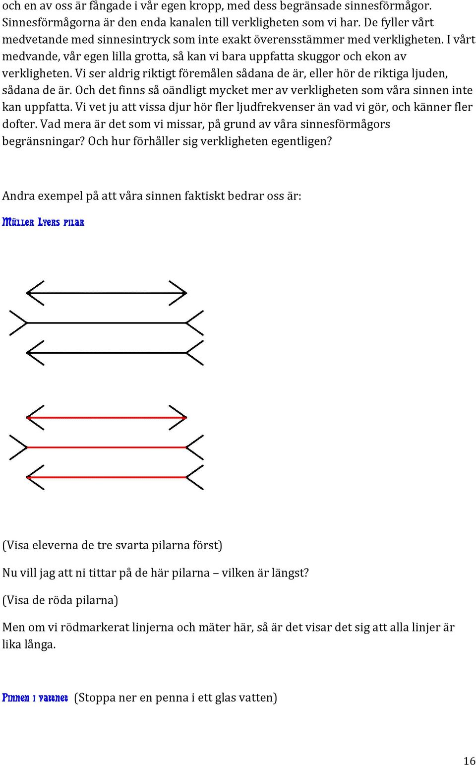 Vi ser aldrig riktigt föremålen sådana de är, eller hör de riktiga ljuden, sådana de är. Och det finns så oändligt mycket mer av verkligheten som våra sinnen inte kan uppfatta.