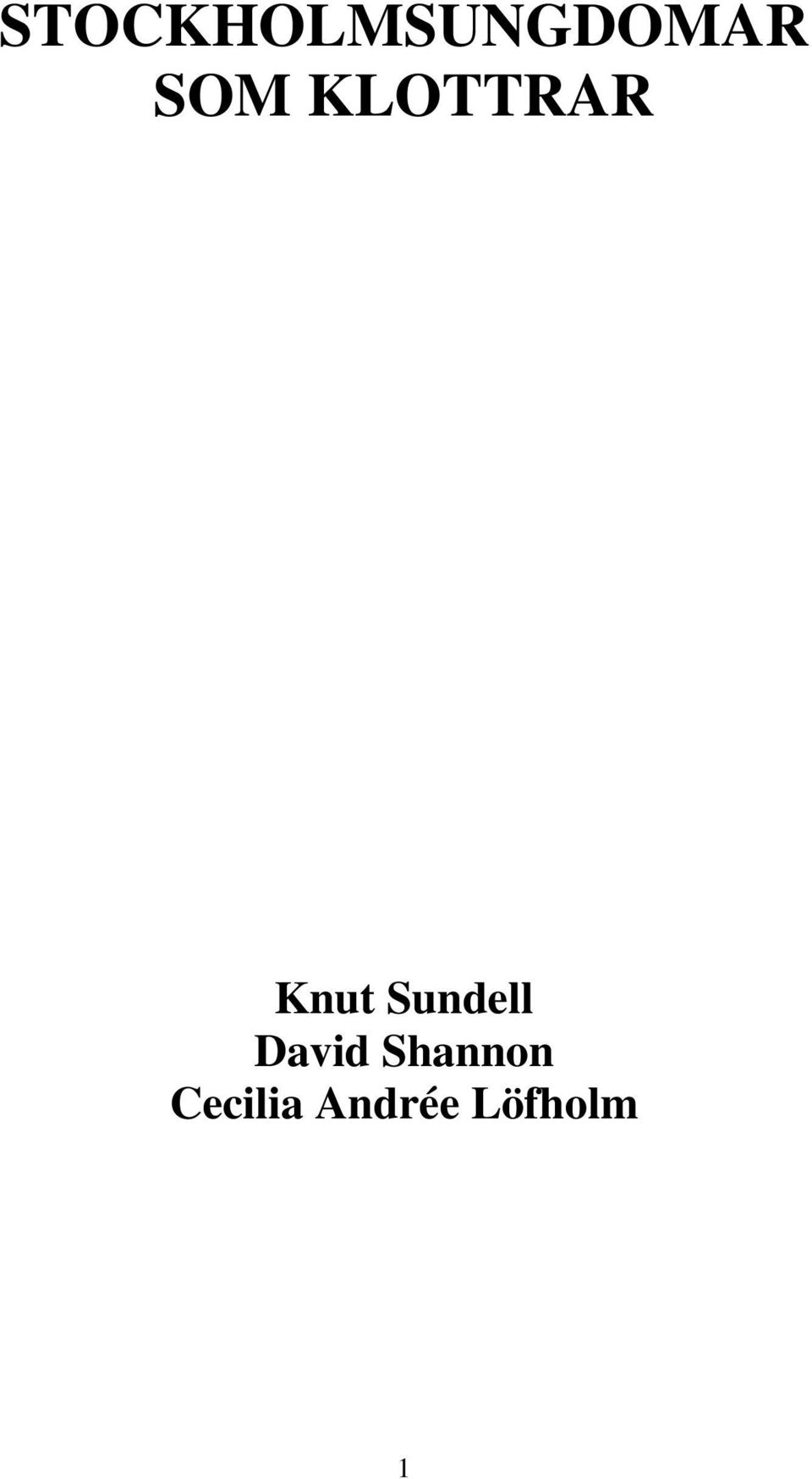 Sundell David