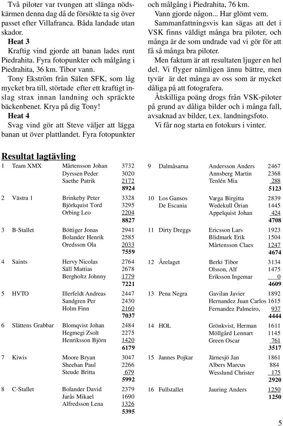 Krya på dig Tony! Heat 4 Svag vind gör att Steve väljer att lägga banan ut över plattlandet. Fyra fotopunkter och målgång i Piedrahita, 76 km. Vann gjorde någon... Har glömt vem.