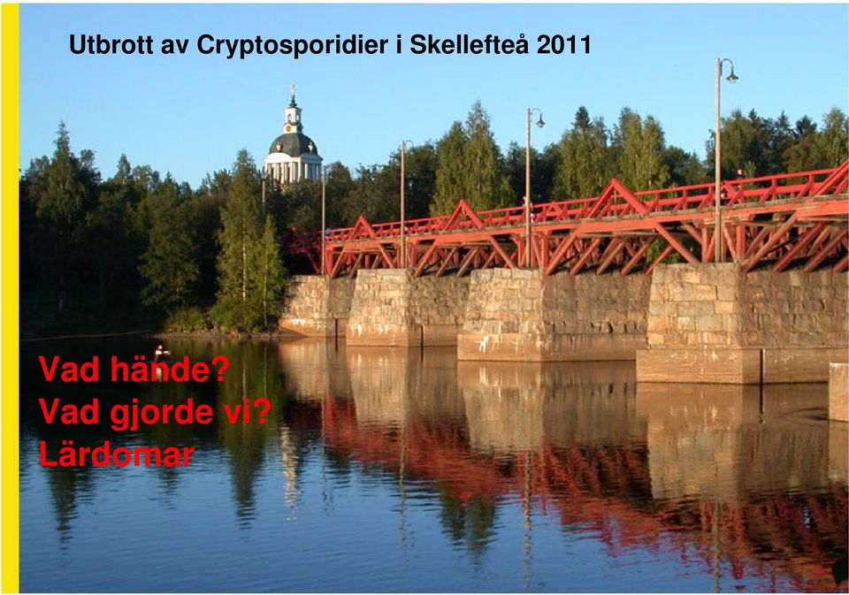 Skellefteå 2011 Vad