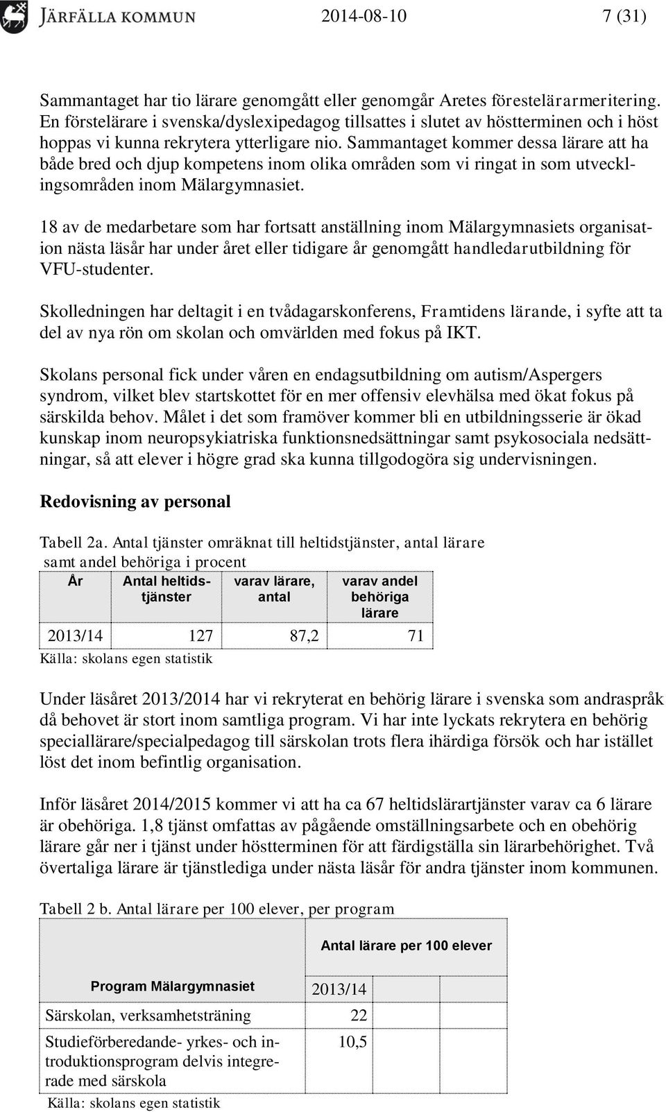 Sammantaget kommer dessa lärare att ha både bred och djup kompetens inom olika områden som vi ringat in som utvecklingsområden inom Mälargymnasiet.