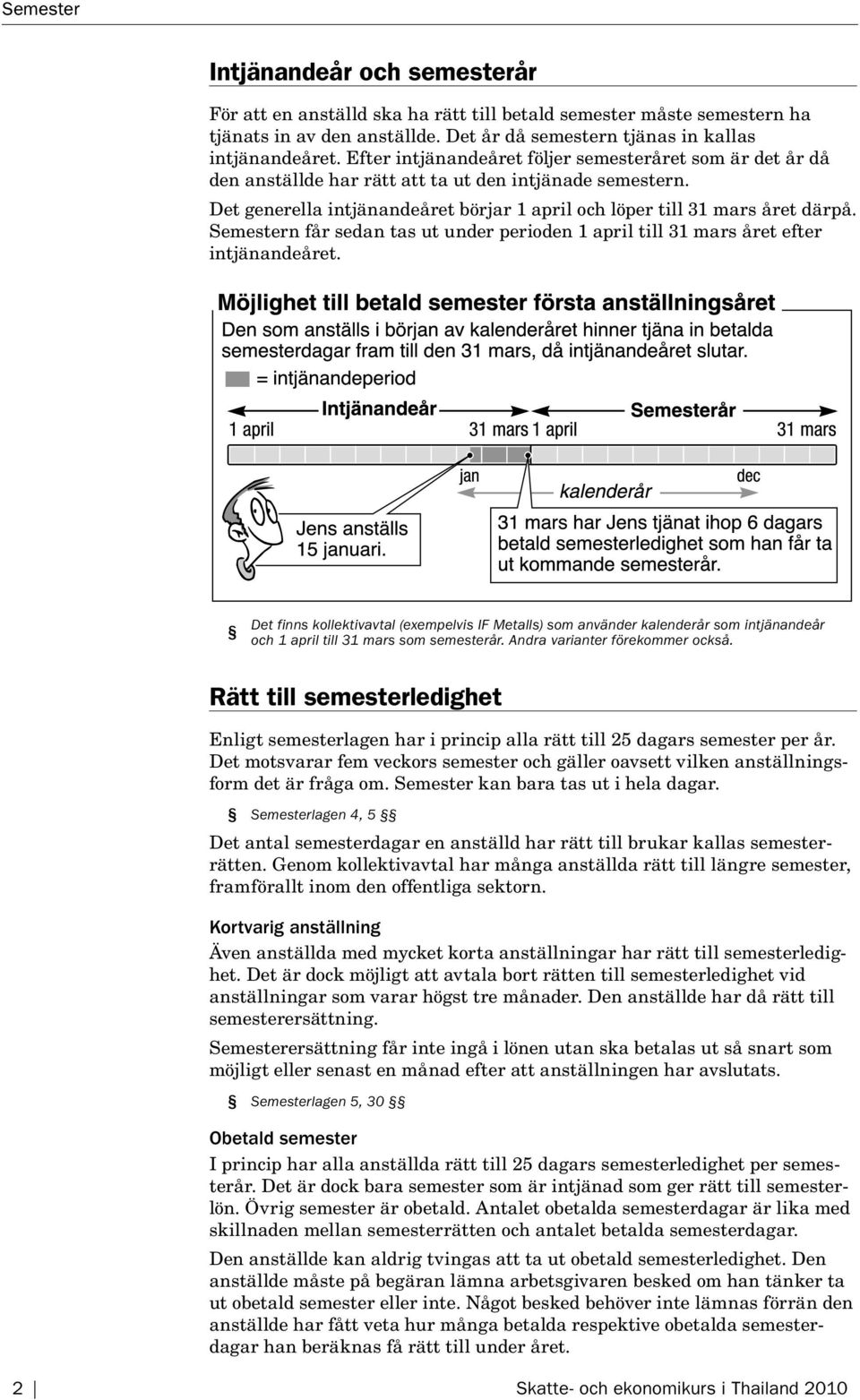 Semestern får sedan tas ut under perioden 1 april till 31 mars året efter intjänandeåret.