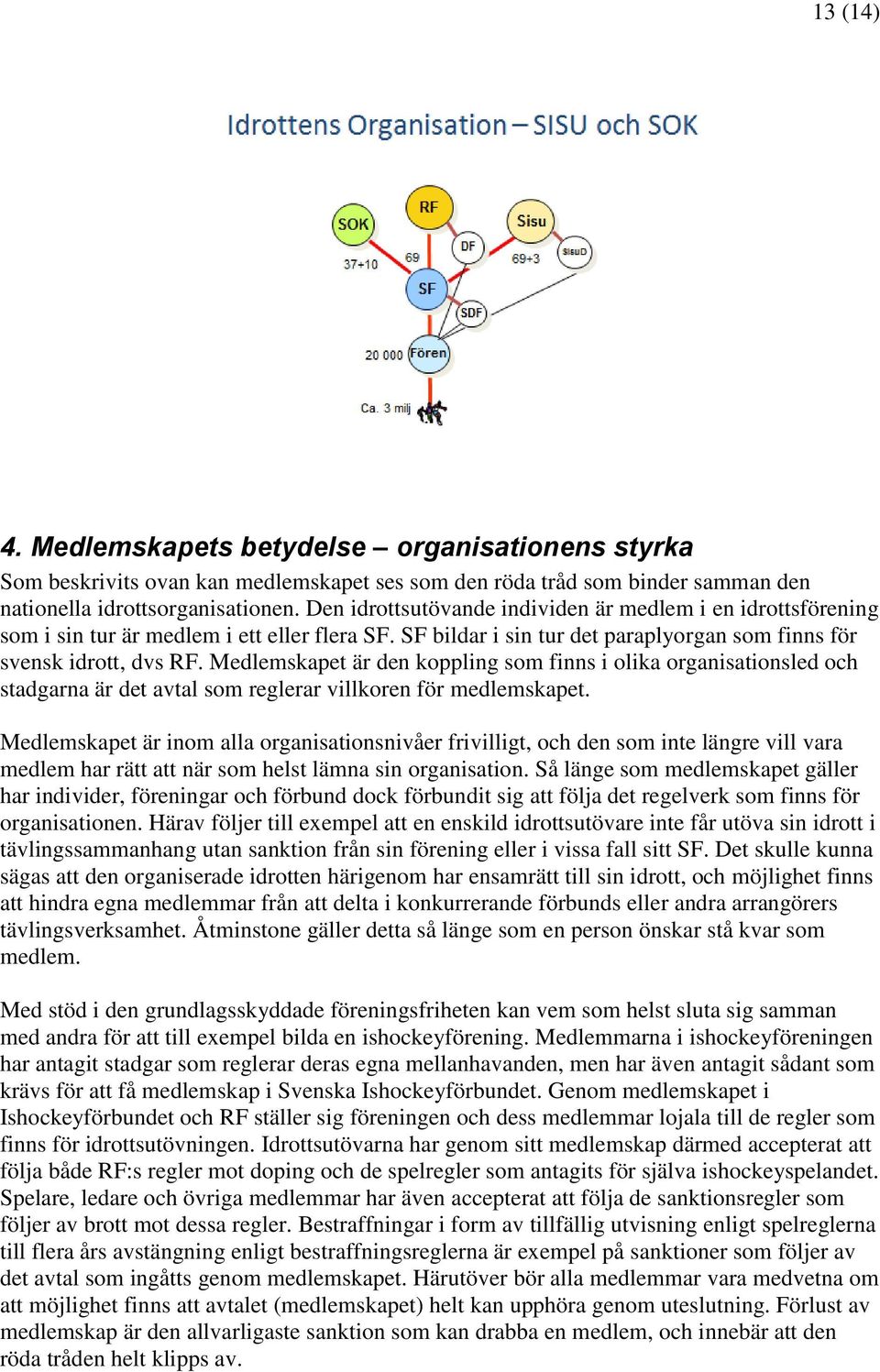 Medlemskapet är den koppling som finns i olika organisationsled och stadgarna är det avtal som reglerar villkoren för medlemskapet.