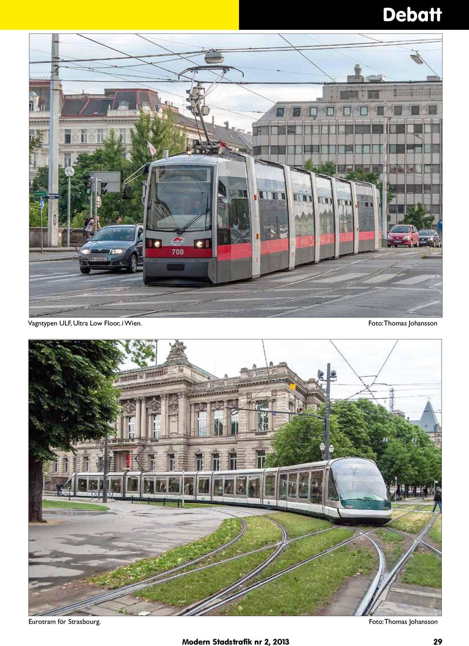 Eurotram för Strasbourg.