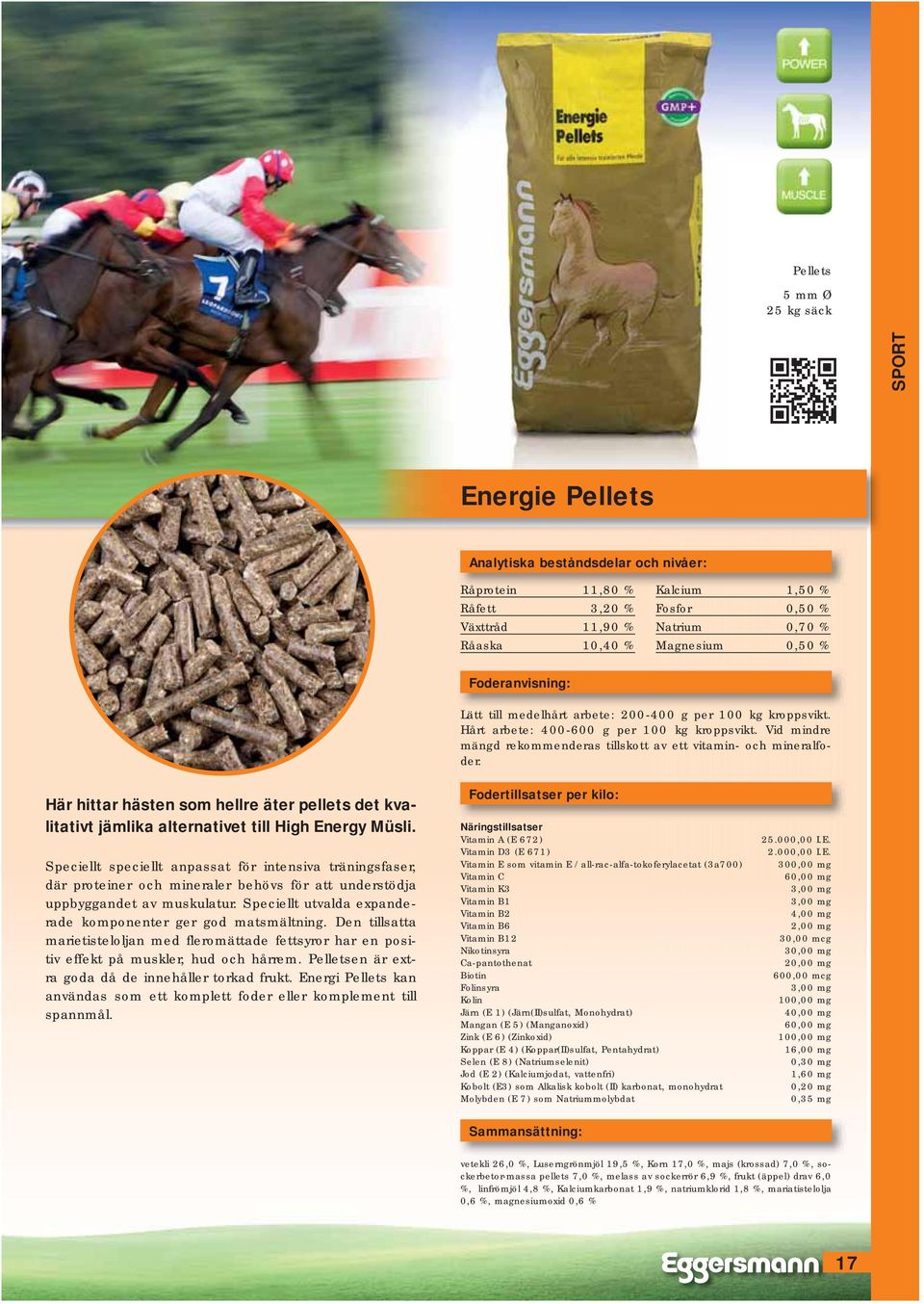 Här hittar hästen som hellre äter pellets det kvalitativt jämlika alternativet till High Energy Müsli.