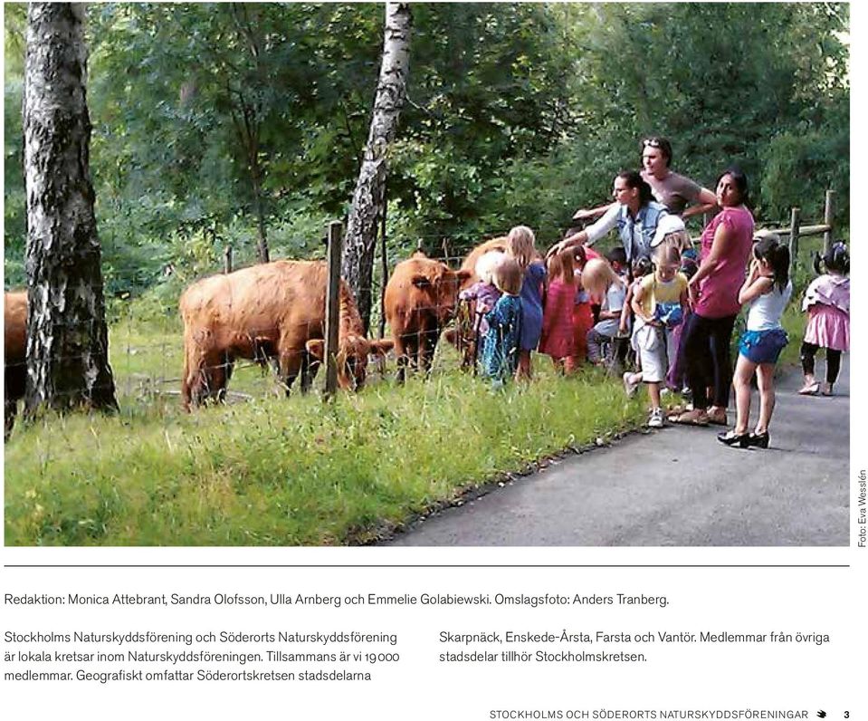 Stockholms Naturskyddsförening och Söderorts Naturskyddsförening är lokala kretsar inom Naturskyddsföreningen.