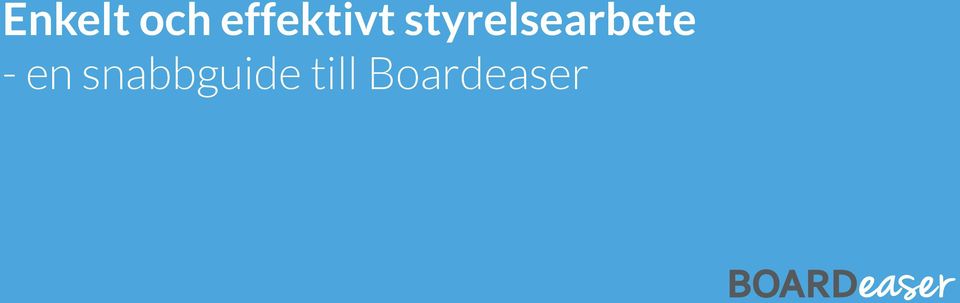 styrelsearbete -