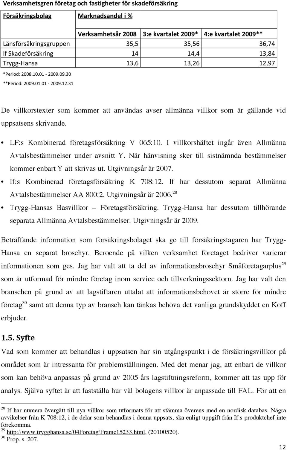 _ HTRS^"WW0&%W&W%P"WW9&W9&#W HTRS^"WW9&W%&W%P"WW9&%"&#% De villkorstexter som kommer att användas avser allmänna villkor som är gällande vid uppsatsens skrivande.