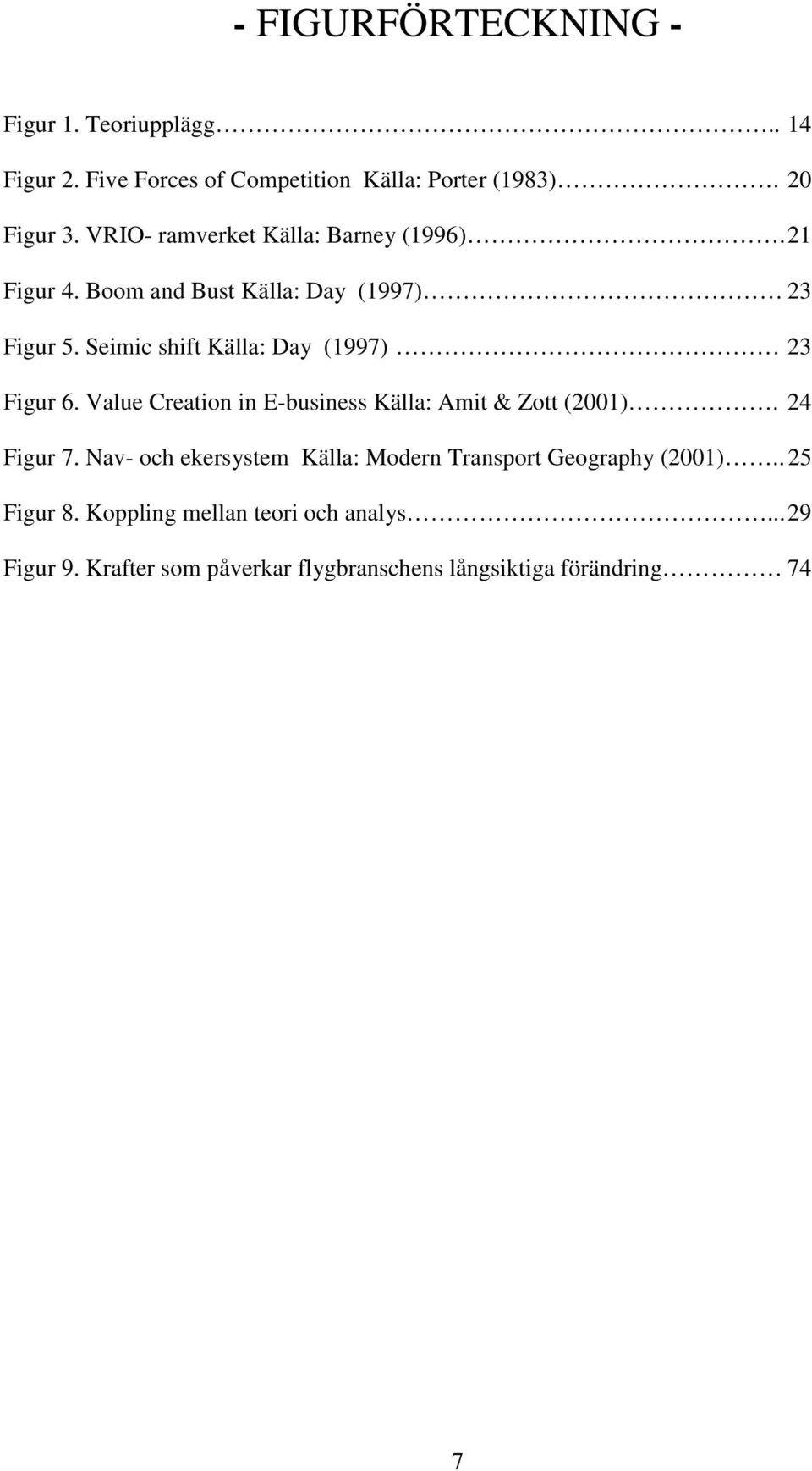 Seimic shift Källa: Day (1997) 23 Figur 6. Value Creation in E-business Källa: Amit & Zott (2001). 24 Figur 7.