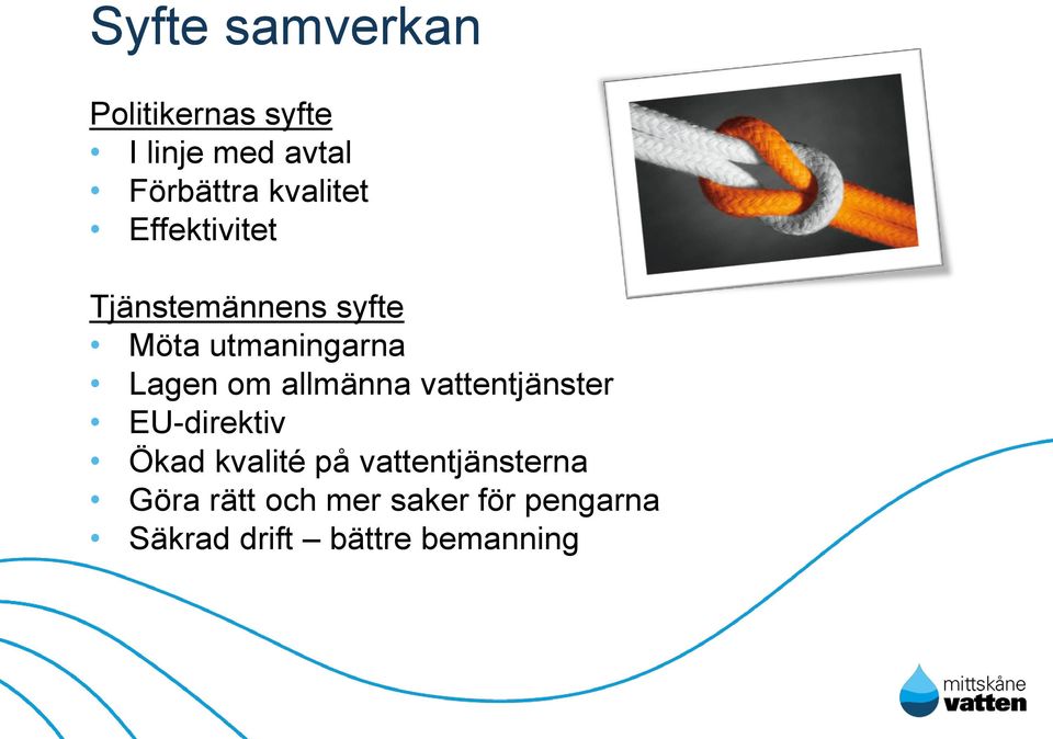 om allmänna vattentjänster EU-direktiv Ökad kvalité på