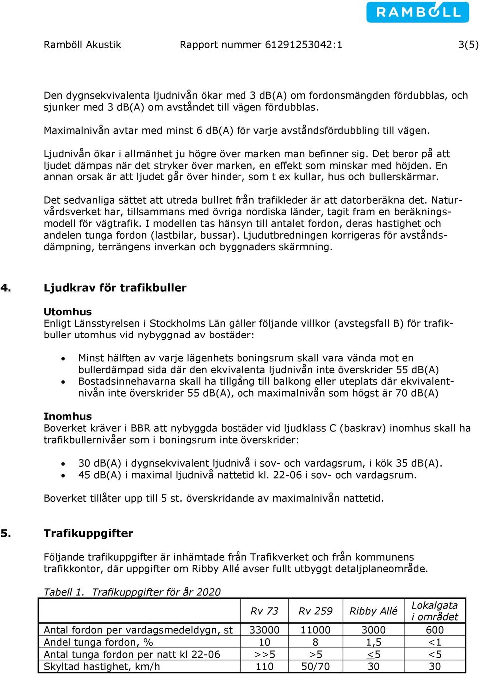 Det beror på att ljudet dämpas när det stryker över marken, en effekt som minskar med höjden. En annan orsak är att ljudet går över hinder, som t ex kullar, hus och bullerskärmar.