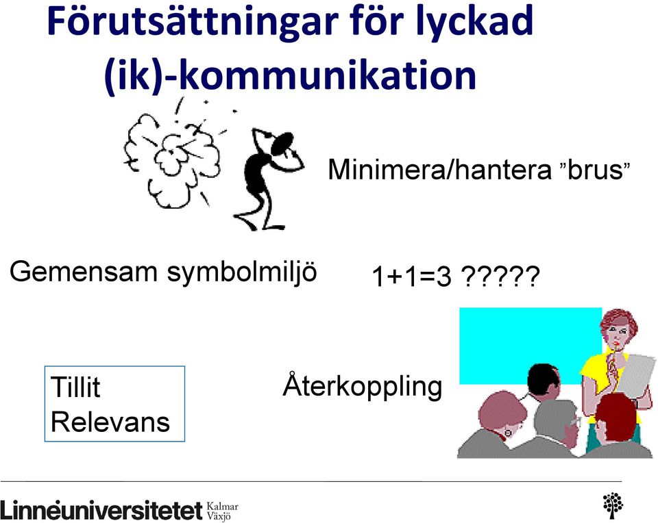 Minimera/hantera brus Gemensam