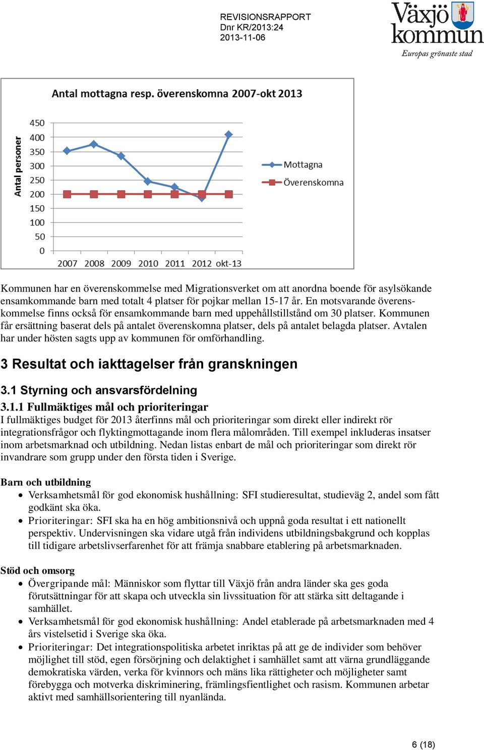 Kommunen får ersättning baserat dels på antalet överenskomna platser, dels på antalet belagda platser. Avtalen har under hösten sagts upp av kommunen för omförhandling.