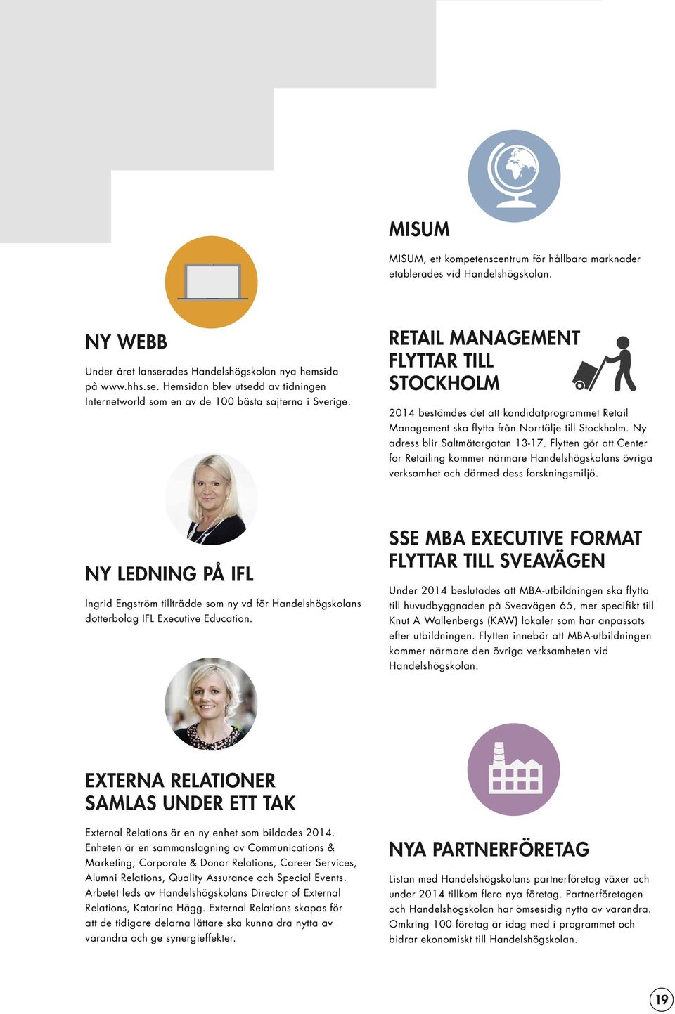 RETAIL MANAGEMENT FLYTTAR TILL STOCKHOLM 2014 bestämdes det att kandidatprogrammet Retail Management ska flytta från Norrtälje till Stockholm. Ny adress blir Saltmätargatan 13-17.