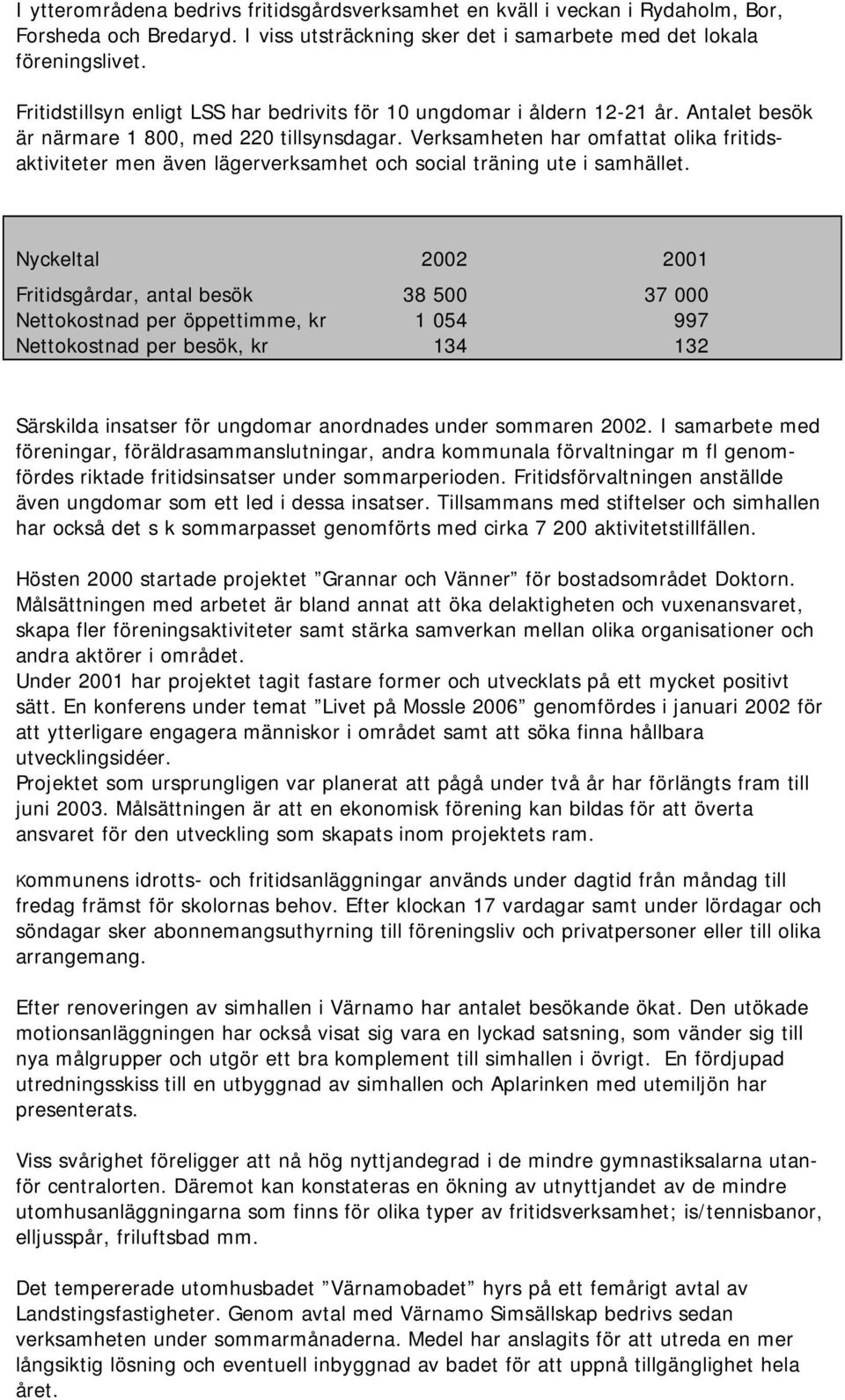 Verksamheten har omfattat olika fritidsaktiviteter men även lägerverksamhet och social träning ute i samhället.