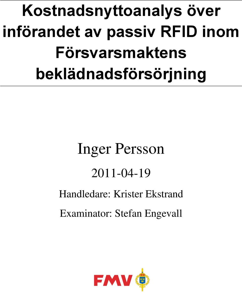 beklädnadsförsörjning Inger Persson