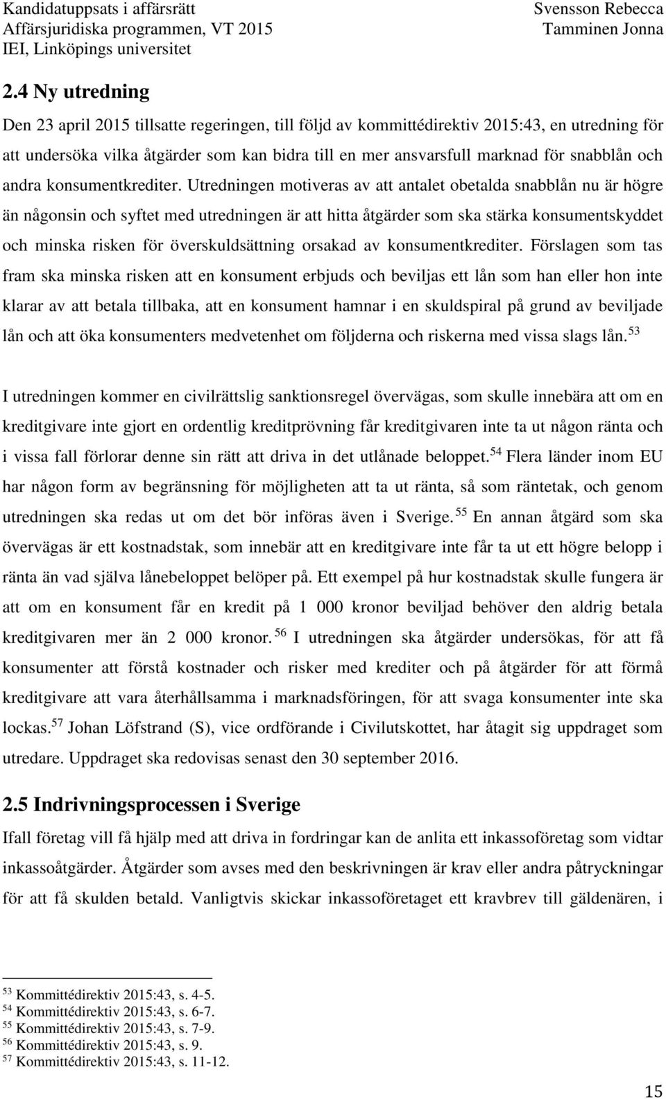 Utredningen motiveras av att antalet obetalda snabblån nu är högre än någonsin och syftet med utredningen är att hitta åtgärder som ska stärka konsumentskyddet och minska risken för överskuldsättning